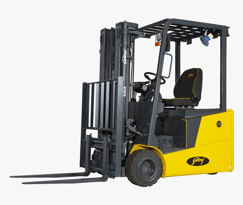 Godrej Electric Forklift 3 wheel 1.6 to 2 tonne BRAVO Series